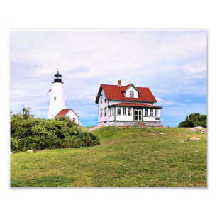 Phare de Bakers Island Massachusetts Photo Imprime