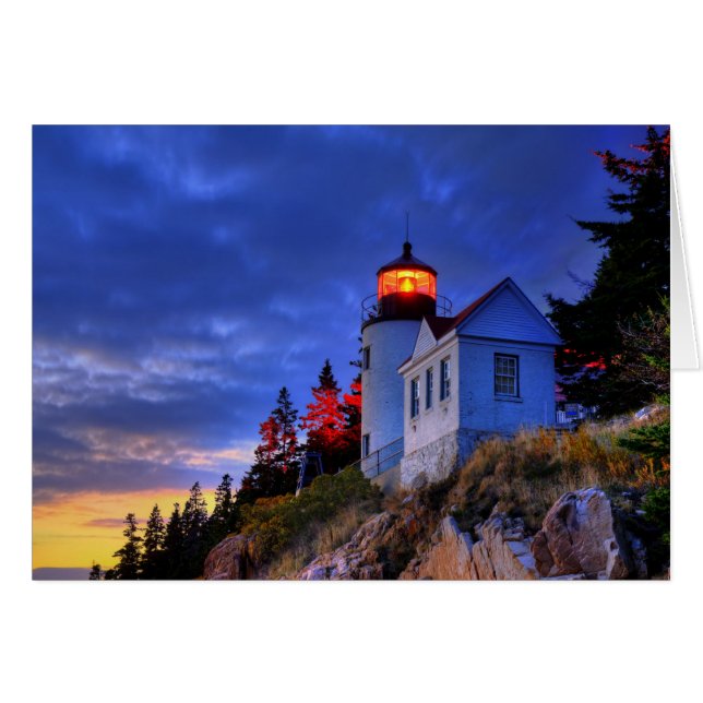 Phare de Bass Harbour, Maine (Devant horizontal)