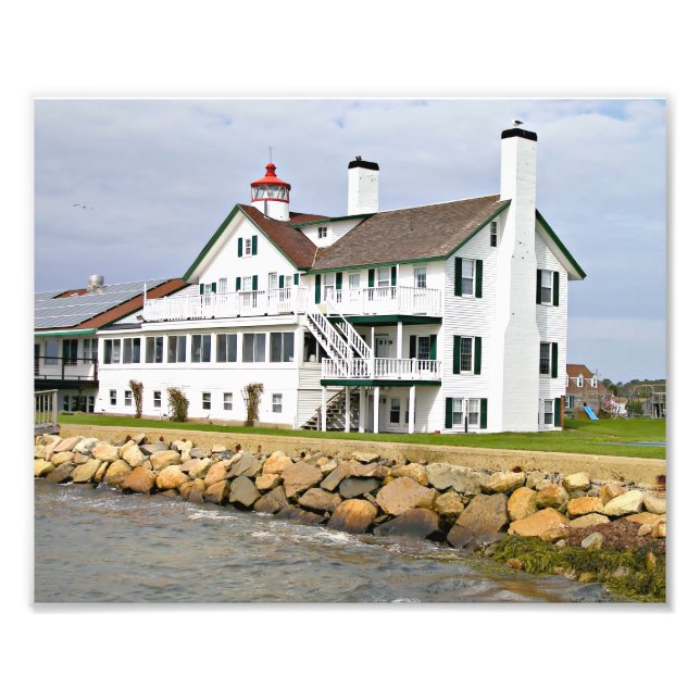 Phare de Bass River, Massachusetts Imprimer Photo (Devant)