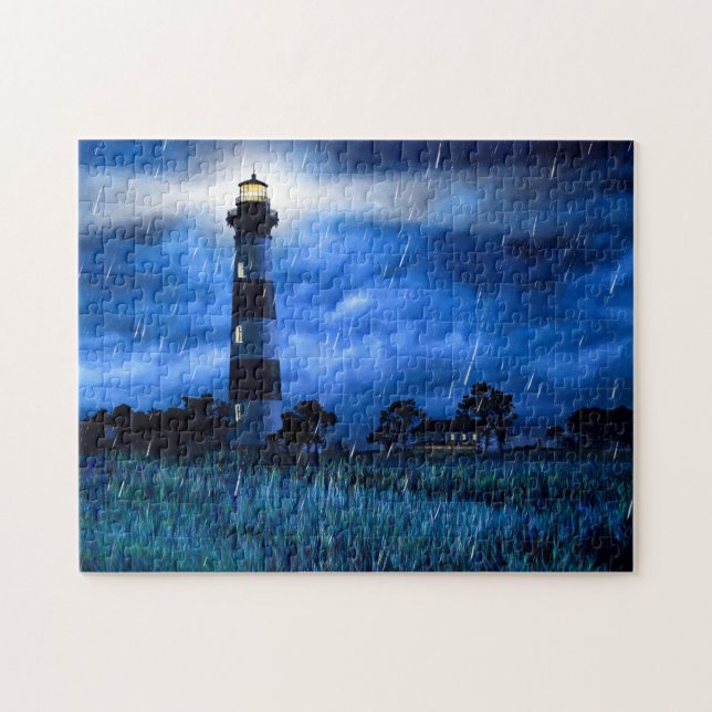 Phare de Bodie Island - NC Jigsaw Puzzle (Horizontal)