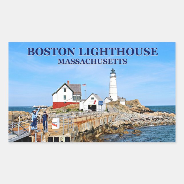 Phare de Boston, Stickers Massachusetts (Devant)