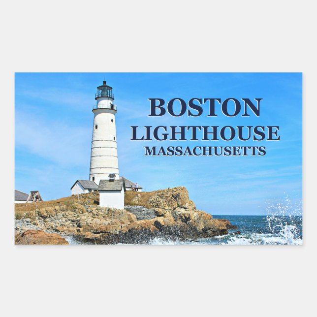 Phare de Boston, Stickers Massachusetts (Devant)