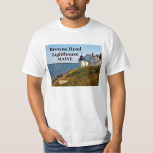 Phare de Browns Head, T-Shirt Maine