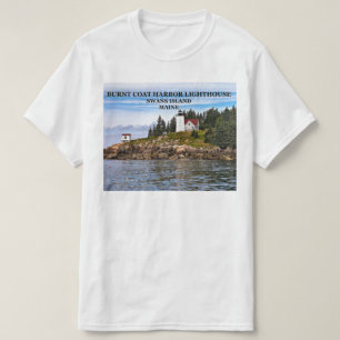 Phare de Burn Coat Harbour, T-Shirt Maine