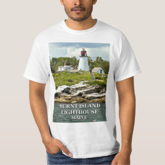 Phare de Burnt Island, Maine T-Shirt