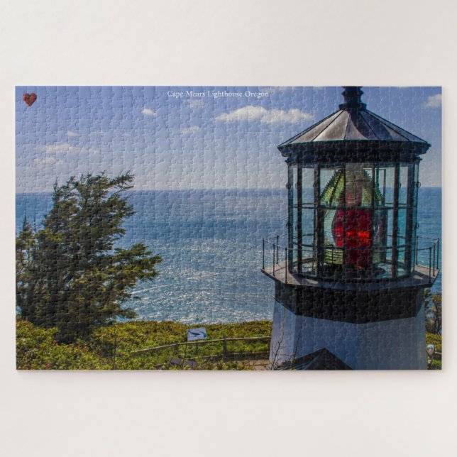 Phare de Cape Mears Oregon. Jigsaw Puzzle (Horizontal)