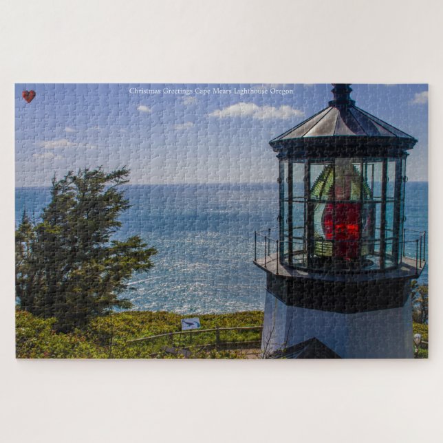 Phare de Cape Mears Oregon. Jigsaw Puzzle (Horizontal)