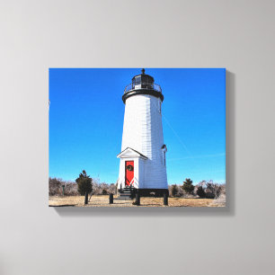 Phare de Cape Poge, Massachusetts, toile Imprimer