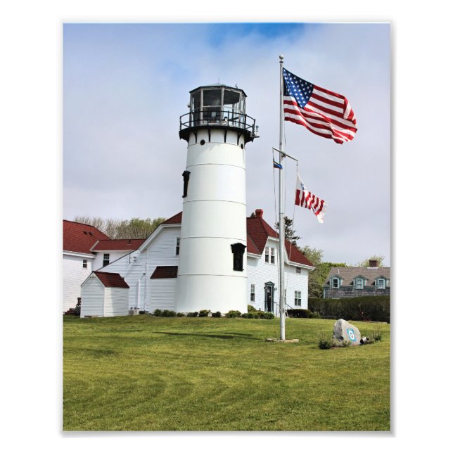 Phare de Chatham Cape Cod MA Photo Imprimer (Devant)
