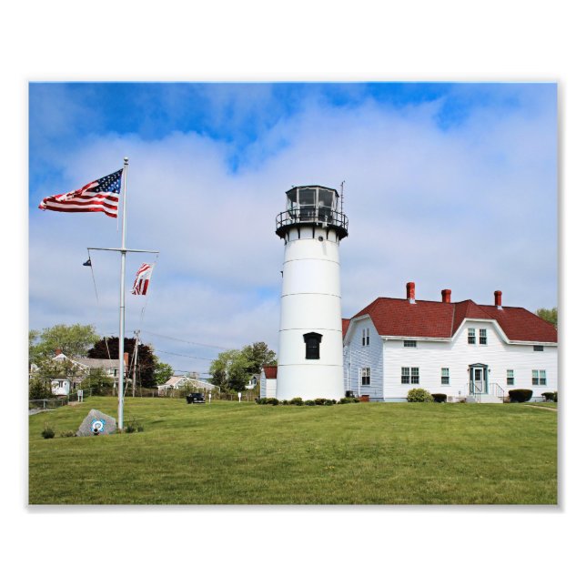 Phare de Chatham Cape Cod MA Photo Imprimer (Devant)