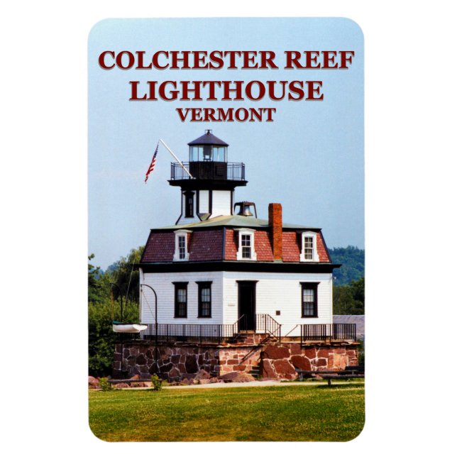 Phare de Colchester Reef, Vermont Flexi Magnet (Vertical)