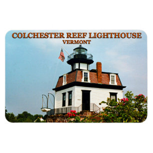 Phare de Colchester Reef, Vermont Flexi Magnet