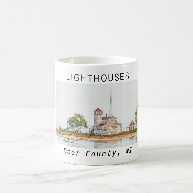 Phare de Door County Coffee Mug (Centre)