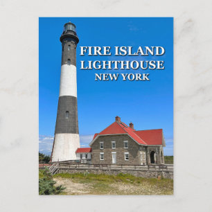Phare de Fire Island, New York Carte postale