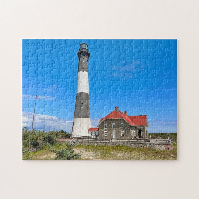 Phare de Fire Island, New York Puzzle (Horizontal)
