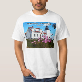 Phare de Fort Point, T-Shirt du Maine