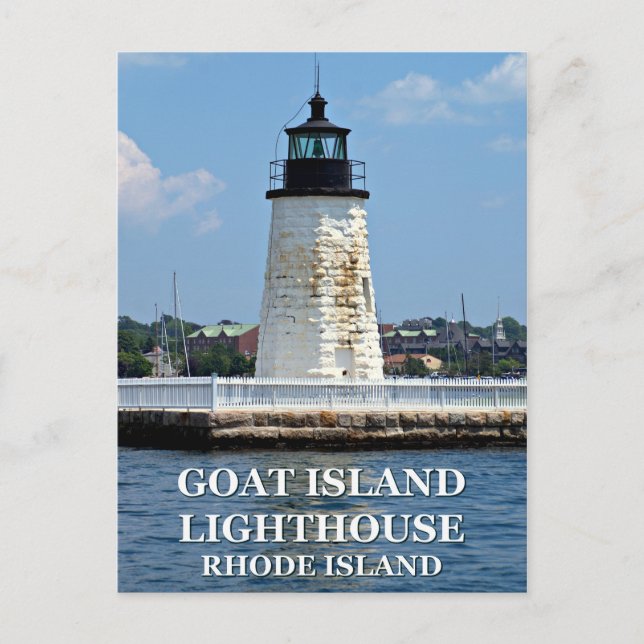 Phare de Goat Island, Rhode Island Carte postale (Devant)