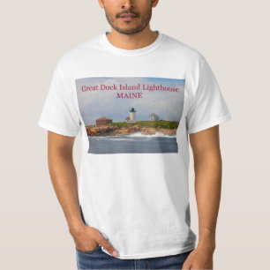 Phare de Great Duck Island, Maine T-Shirt