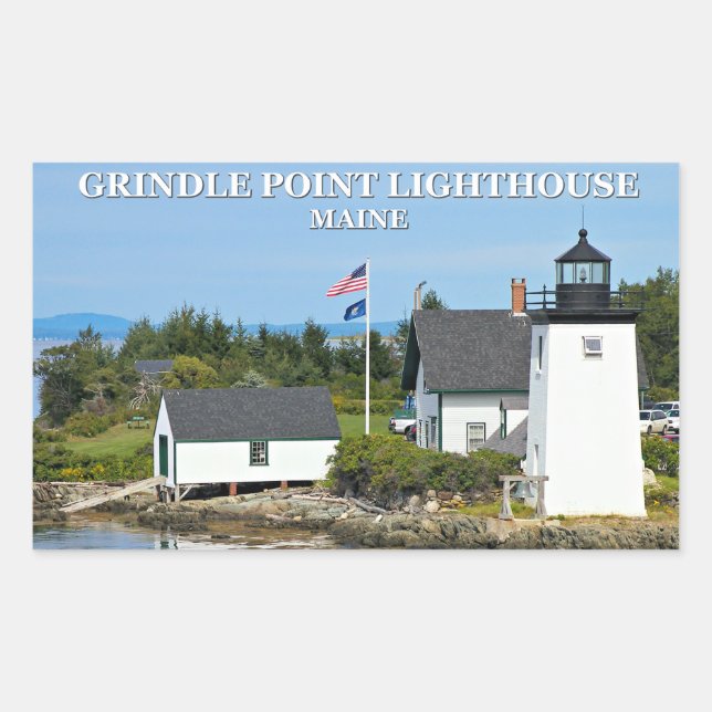 Phare de Grindle Point, Stickers Maine (Devant)