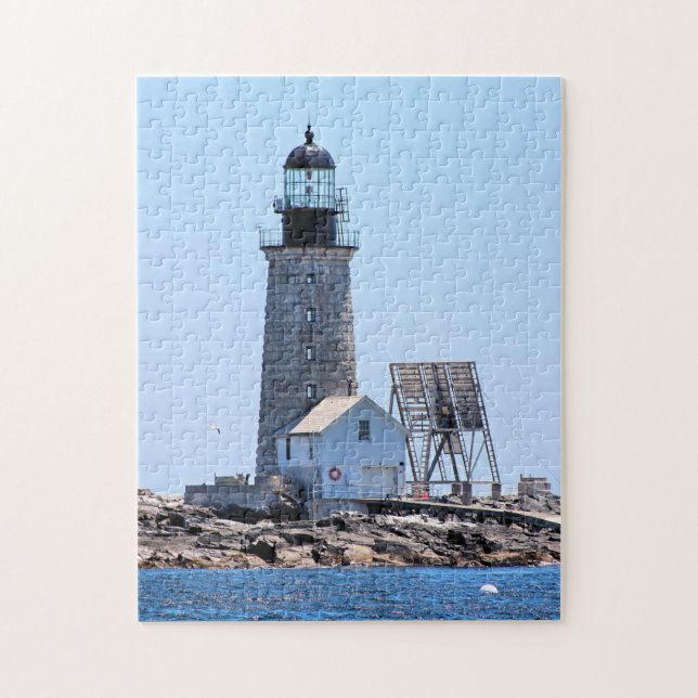 Phare de Halfway Rock, Maine Jigsaw Puzzle (Vertical)