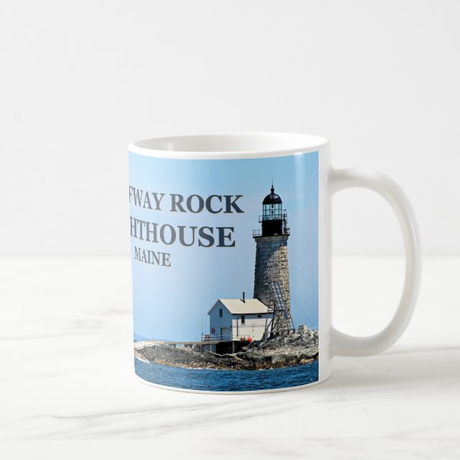 Phare de Halfway Rock, Maine Mug (Droite)