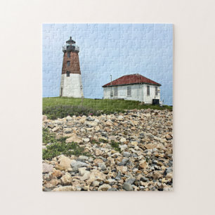 Phare de Judith de point, puzzle d'Île de Rhode