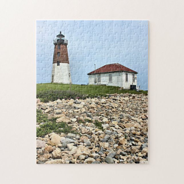 Phare de Judith de point, puzzle d'Île de Rhode (Vertical)