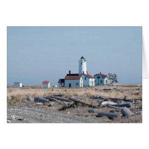 Phare de la mare de Dungeness à Sequim, WA