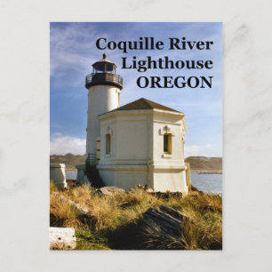 Phare de la rivière Coquille, Oregon Carte postale