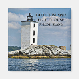 Phare de l'île néerlandaise, Rhode Island Magnet