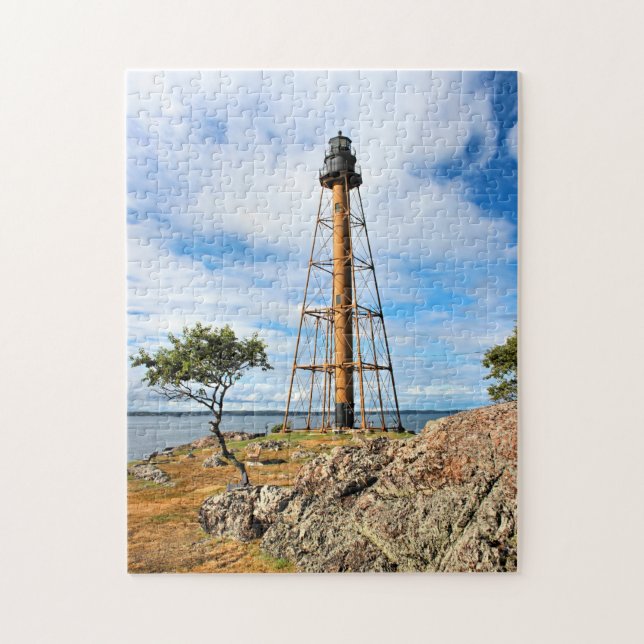 Phare de Marblehead, Massachusetts MA Puzzle (Vertical)