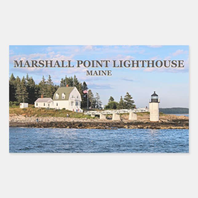 Phare de Marshall Point, Stickers Maine (Devant)