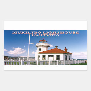 Phare de Mukilteo, autocollants de Washington