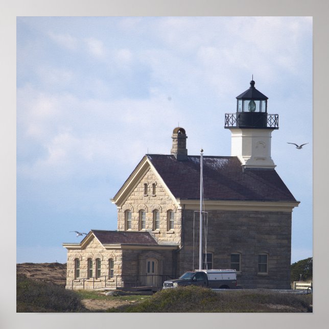 Phare de North Light Rhode Island Affiche (Devant)