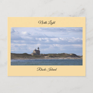 Phare de North Light Rhode Island Carte postale