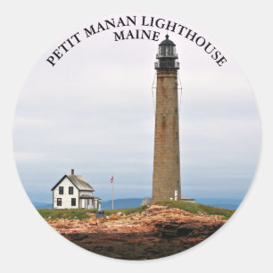 Phare de Petit Manan, Stickers ronds du Maine
