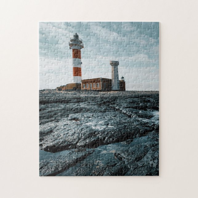 Phare de plage de Puzzles pittoresques Photographe (Vertical)