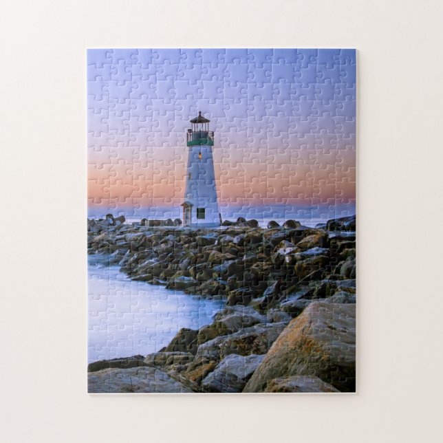 Phare de plage de Puzzles pittoresques Photographe (Vertical)