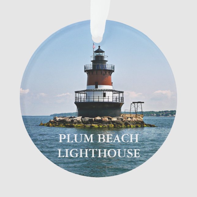 Phare de Plum Beach Rhode Island Ornement (devant)