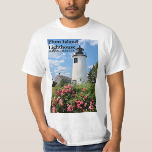 Phare de Plum Island, T-Shirt Massachusetts
