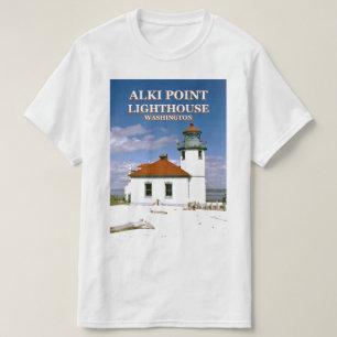 Phare de point d'Alki, T-shirt de Seattle