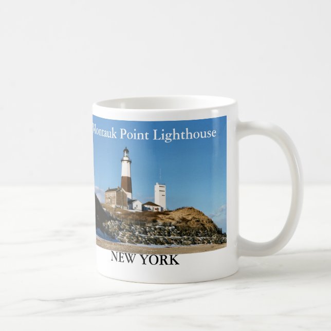 Phare de point de Montauk, tasse de New York (Droite)
