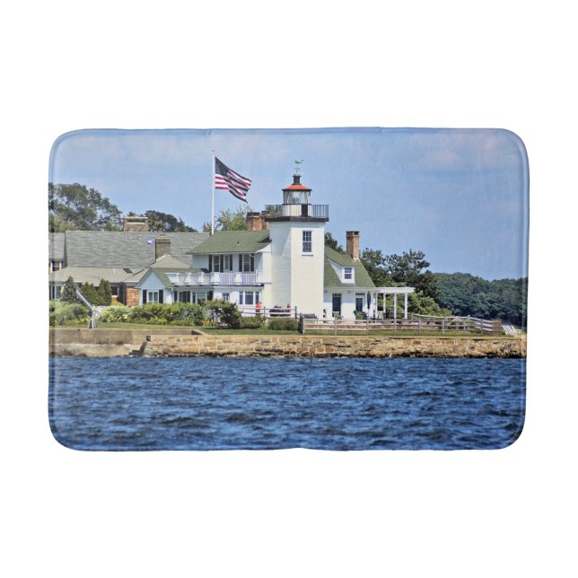 Phare de point de Nayatt, tapis de bain d'Île de (Devant)