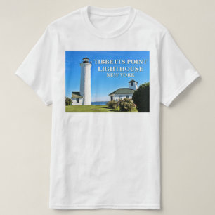 Phare de point de Tibbetts, T-shirt de New York
