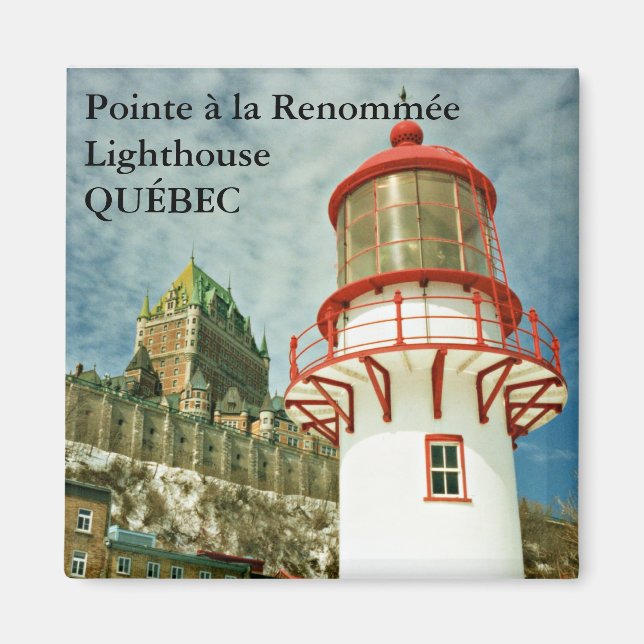 Phare de Pointe à la Renommée, Québec Magnet (Devant)