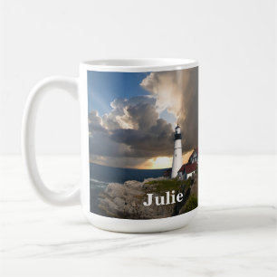 Phare de Portland Head et Mug du Coucher de Soleil