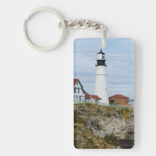 Phare de Portland Headlight sur une côte rocheuse