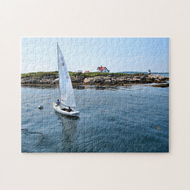 Phare de Ram Island, Maine Jigsaw Puzzle (Horizontal)