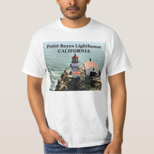 Phare de Reyes de point, T-shirt de la Californie