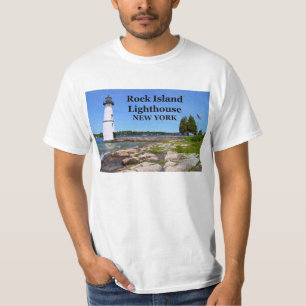 Phare de Rock Island, New York T-shirt #1